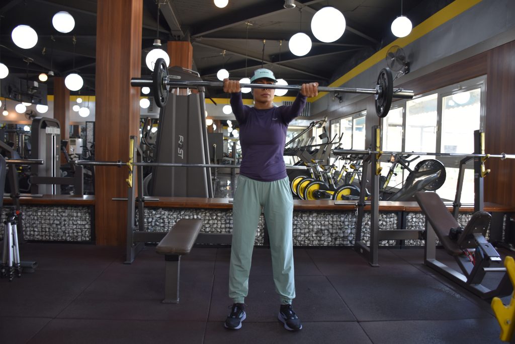 هالتر بالاسینه ایستاده Barbell Incline Press